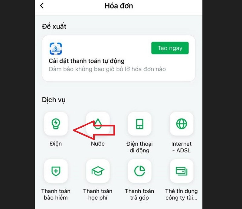 cách đóng tiền điện qua tài khoản ngân hàng (ảnh 1)