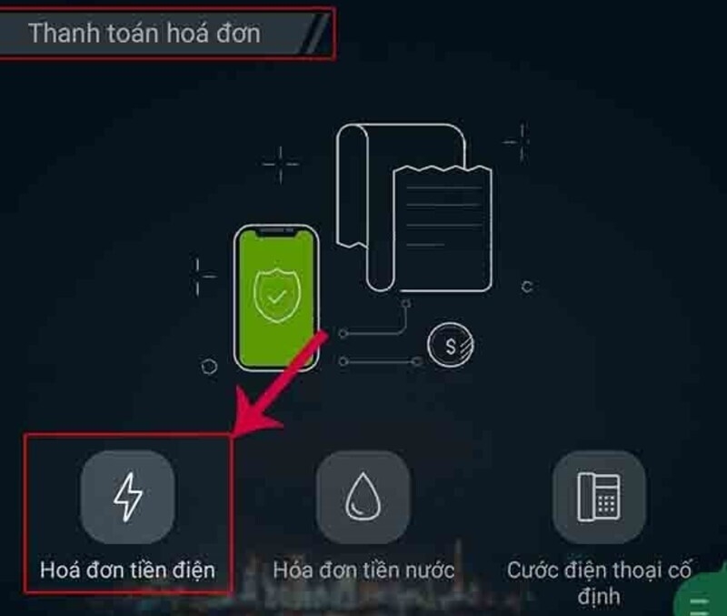 cách đóng tiền điện qua tài khoản ngân hàng (ảnh 2)