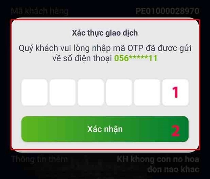 cách đóng tiền điện qua tài khoản ngân hàng (ảnh 3)