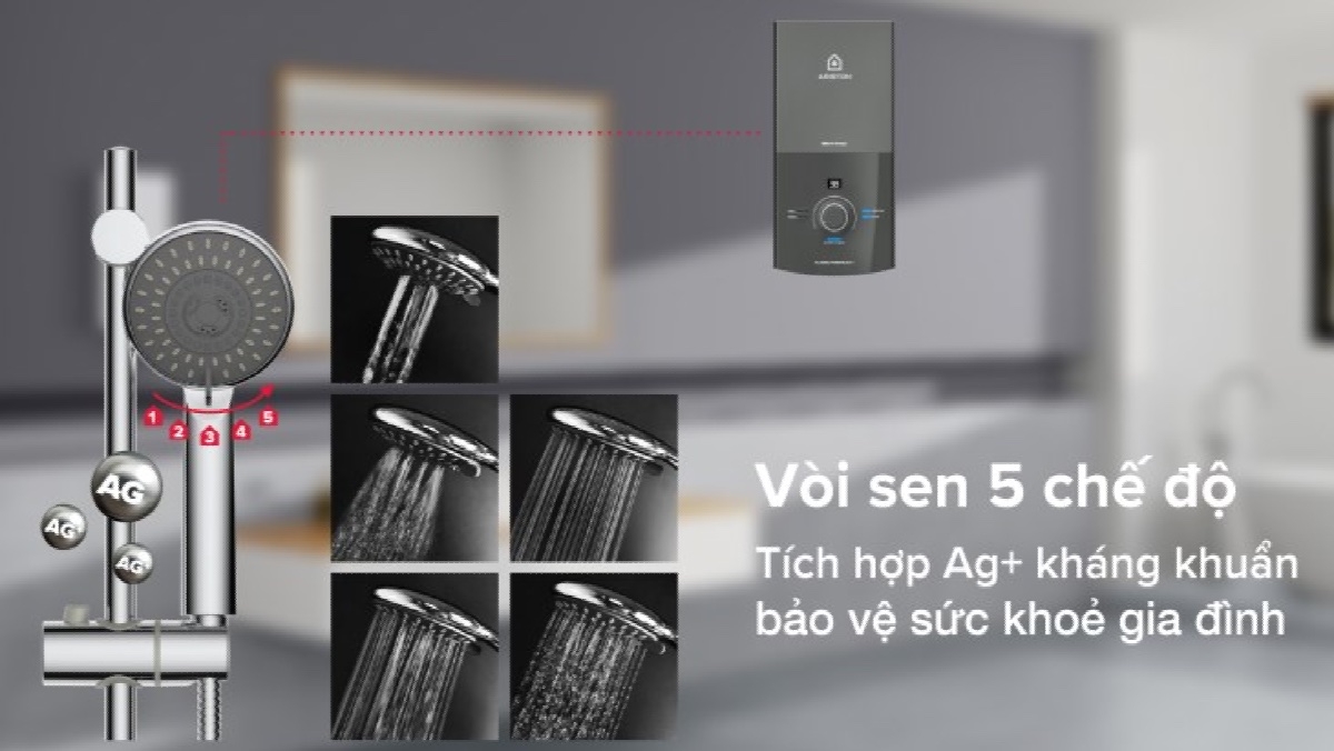 máy nước nóng trực tiếp Ariston - hình 10