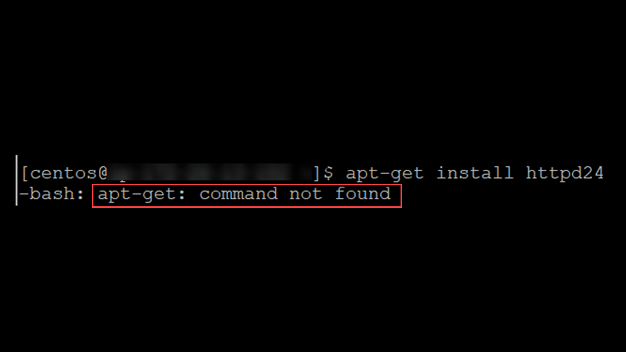 apt-get: command not found - hình 1
