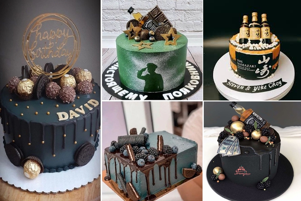 Chọn mẫu bánh sinh nhật sang trọng tặng bố dịp đặc biệt.
