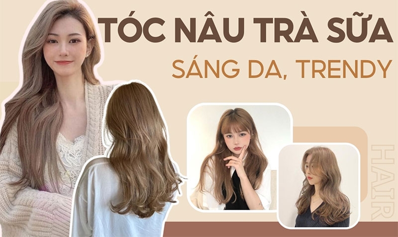 Nâu trà sữa phai ra màu gì hình 2