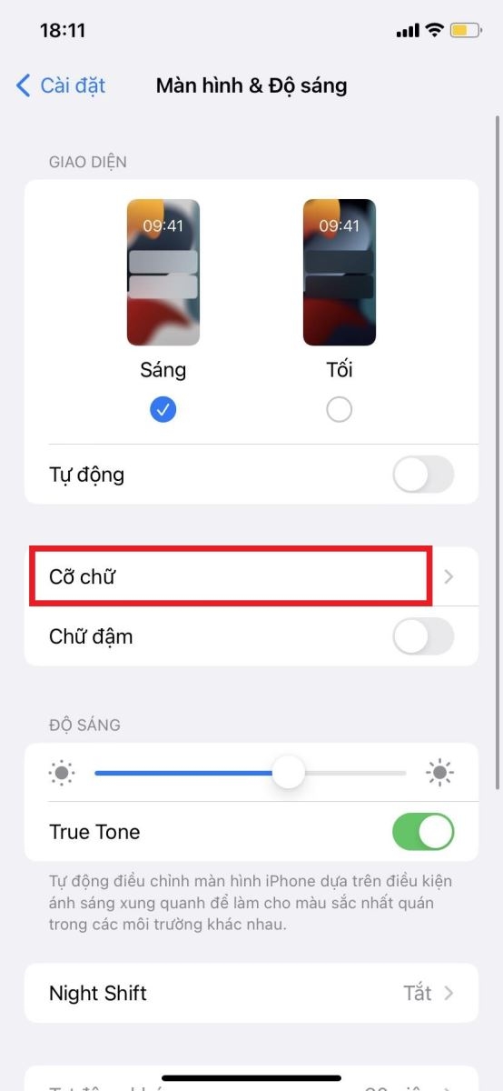 chỉnh cỡ chữ iPhone - hình 3