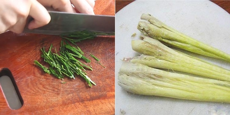 Sơ chế các nguyên liệu khác