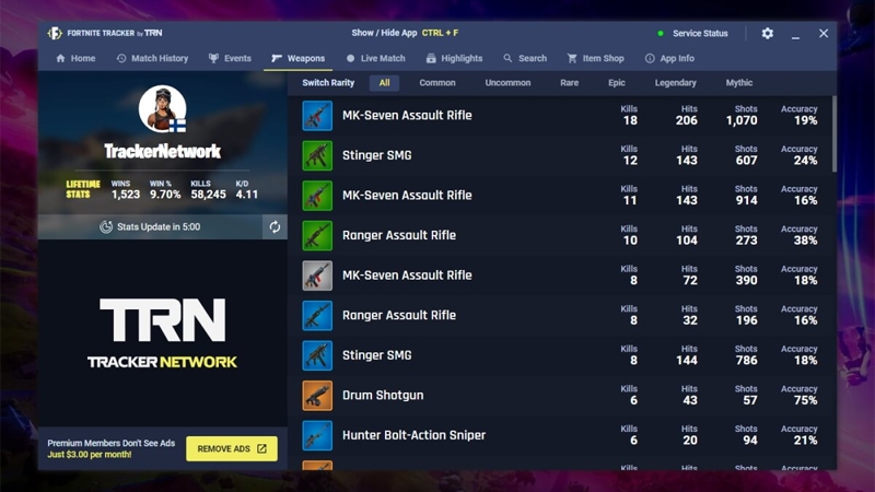 Fortnite Tracker - hình 5