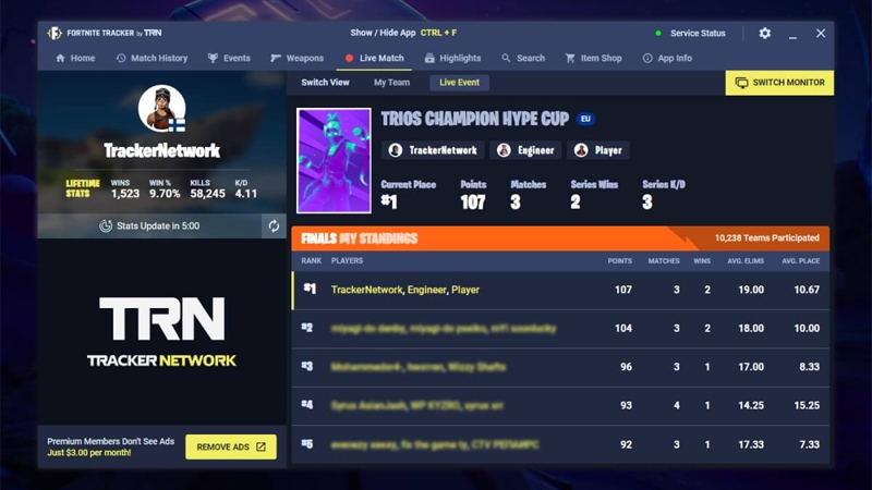 Fortnite Tracker - hình 3