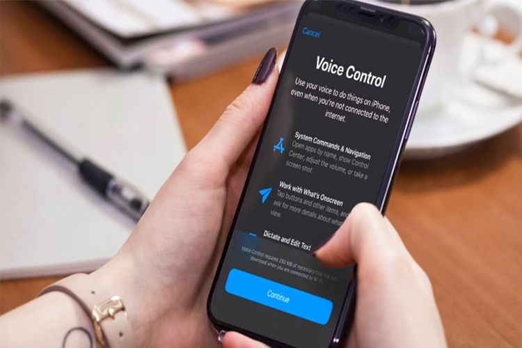 Tắt voice control - h5