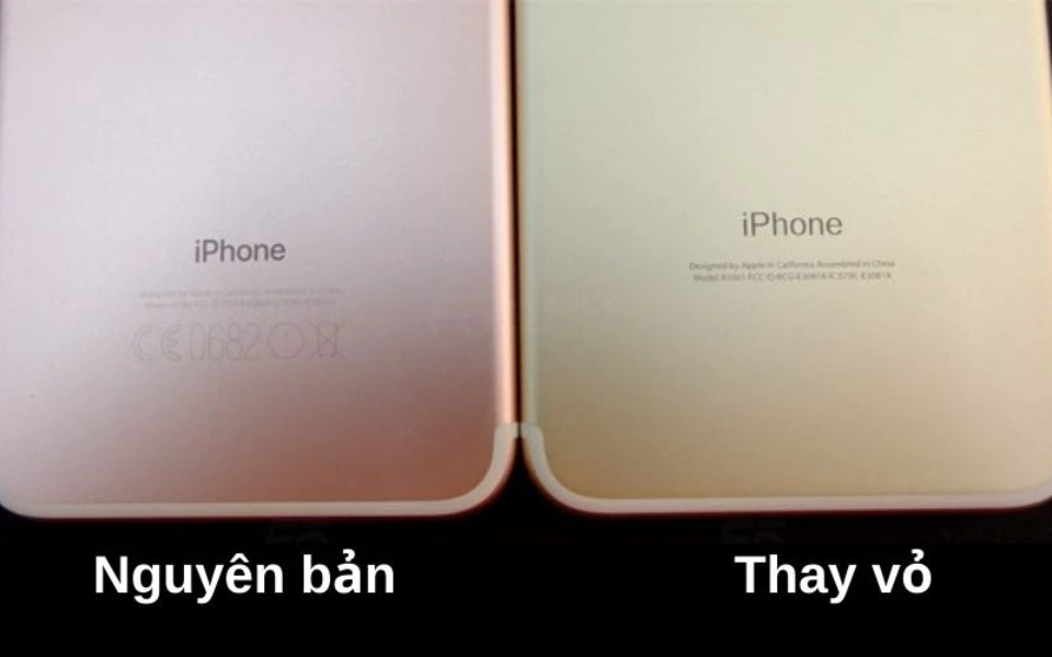 iPhone dựng vỏ máy