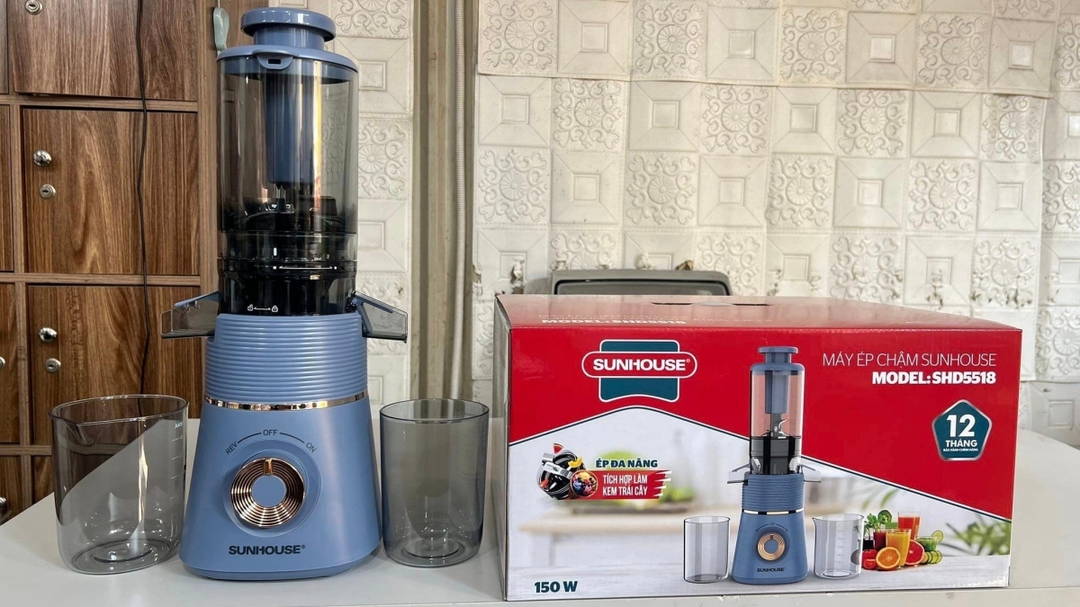Máy ép chậm Sunhouse SHD5518 được ứng dụng công nghệ ép tươi thông minh