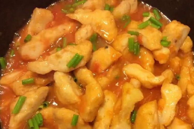 Chả mực sổt cà chua