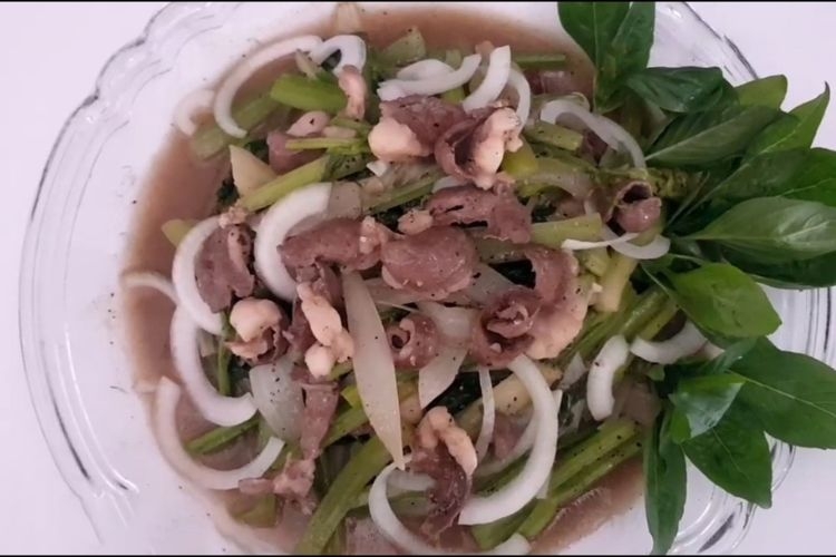 Tim bò xào cần tây