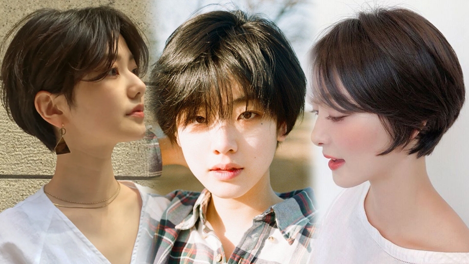 Kiểu tóc tomboy pixie.