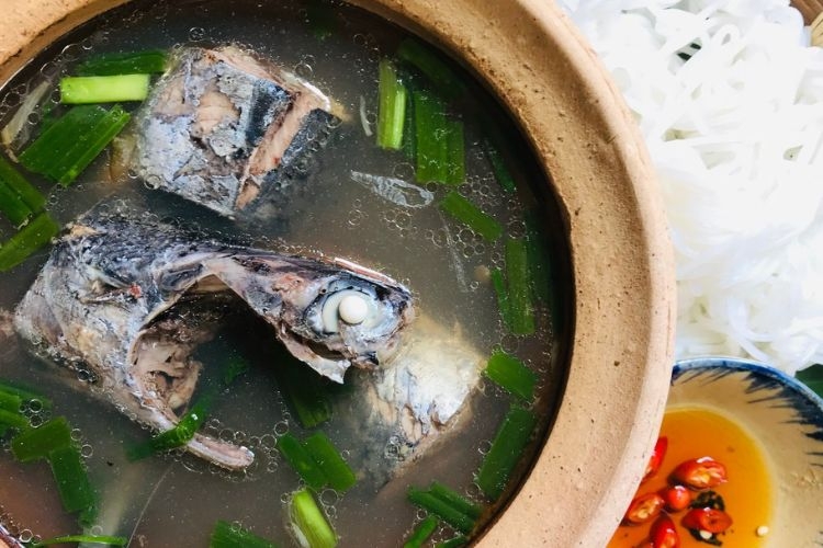 Cá lồ ồ nấu mẵn