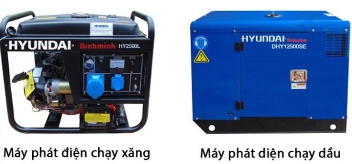 Máy phát điện chạy dầu và máy phát điện chạy xăng loại nào tốt hơn? Ưu - nhược điểm của mỗi loại 4