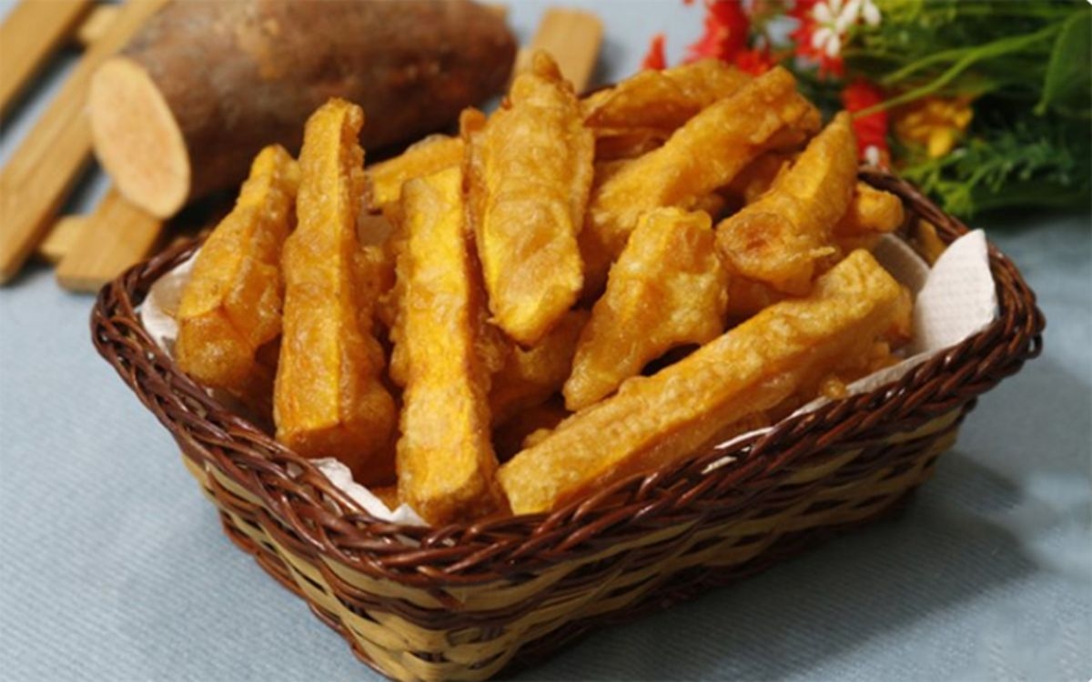 Khoai lang lắc phô mai (ảnh 9)