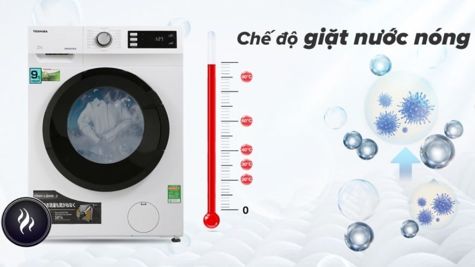 Máy giặt nước nóng Toshiba