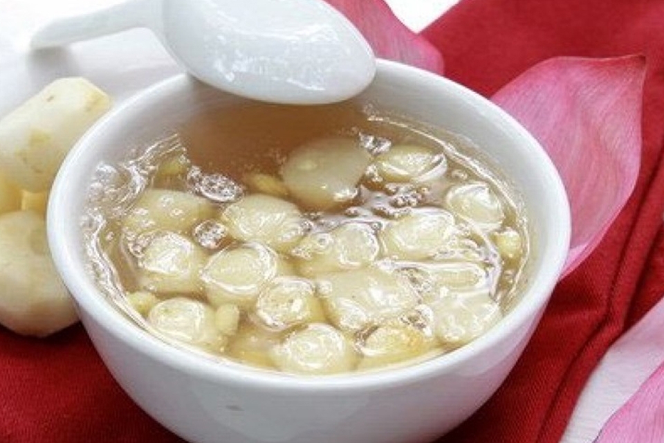 Chè củ ấu.