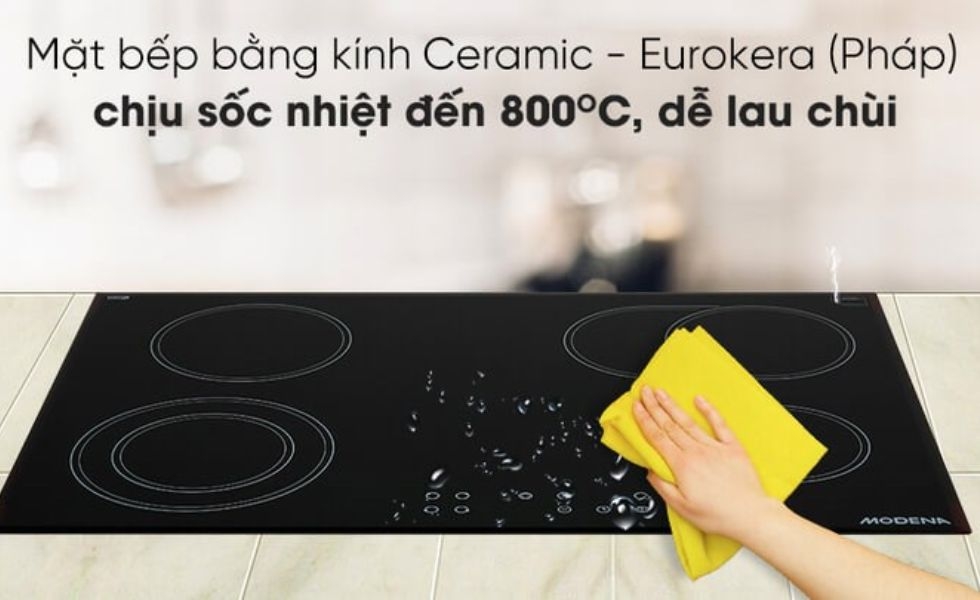 Dễ dàng vệ sinh bếp