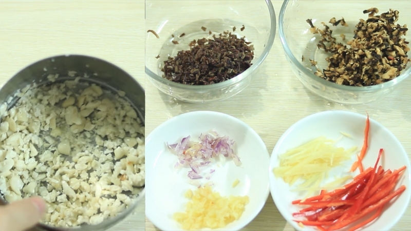 Cách chế biến mực nhồi thịt hấp gừng (hình 2)