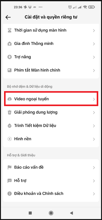 Hướng dẫn cách xem video TikTok khi không có mạng cực đơn giản 3