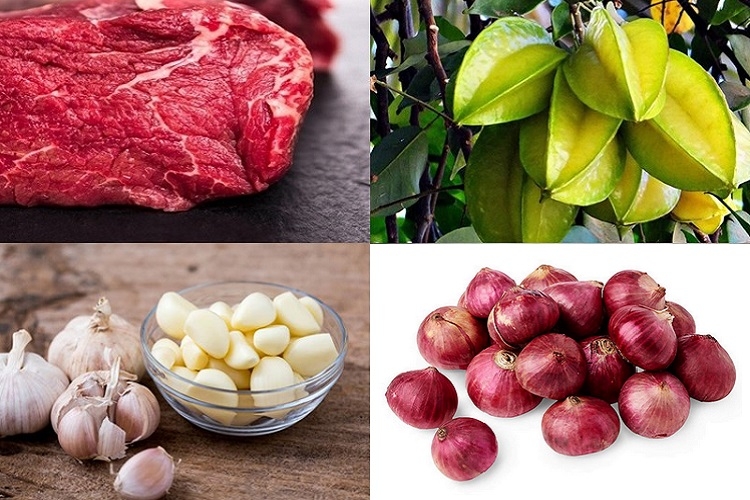 Cách chế biến thịt trâu xào khế (Hình 1)