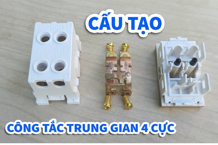 Công tắc 4 cực là công tắc gì, cách đấu công tắc 4 cực như thế nào, có dễ không? - hình 2