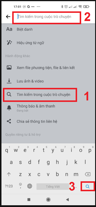 Làm sao tìm tin nhắn trên Messenger theo ngày bằng điện thoại? 14