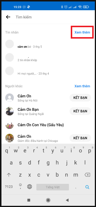 Làm sao tìm tin nhắn trên Messenger theo ngày bằng điện thoại? 6