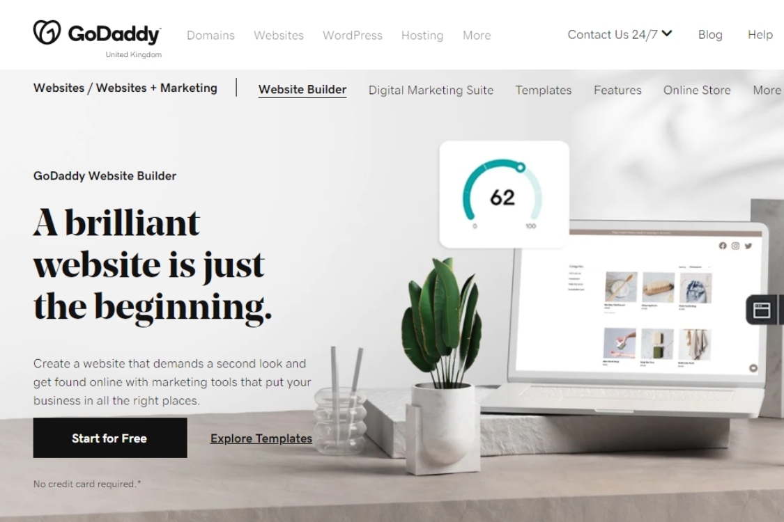 GoDaddy Website Builder