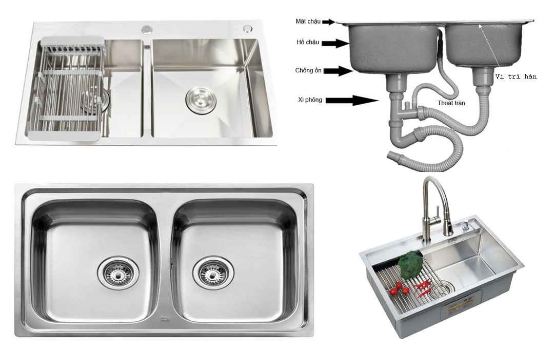 các loại chậu rửa bát (ảnh 2)