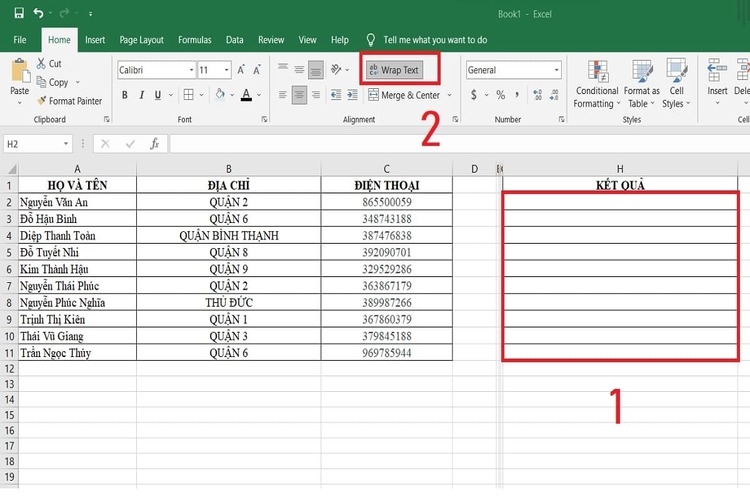 nối chuỗi trong excel - hình 4