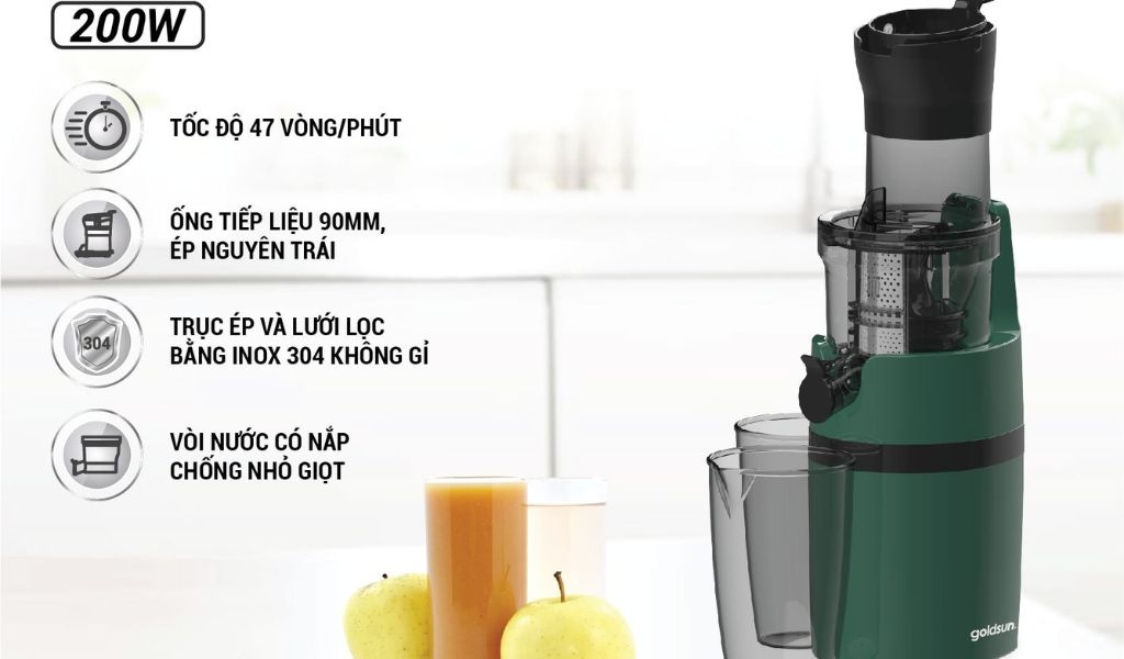 Kinh nghiệm mua máy ép chậm là gì? Nên mua loại máy ép nào đảm bảo chất lượng và an toàn? 5