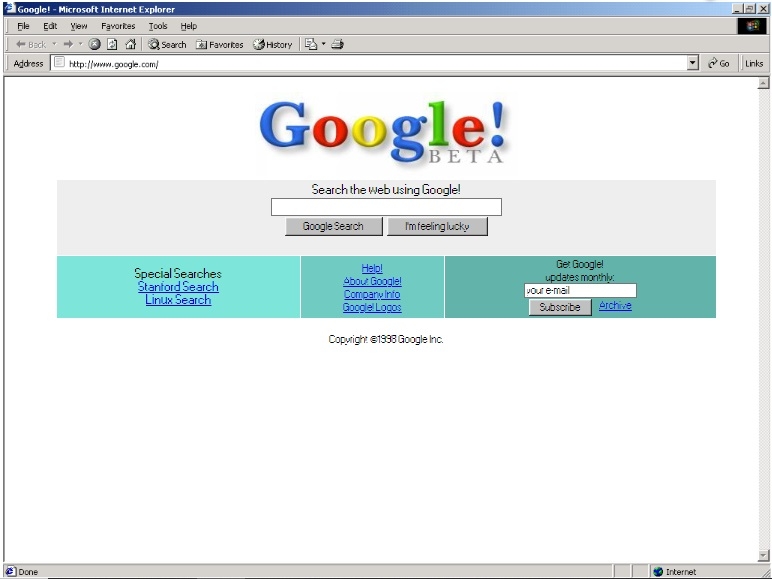 google in 1998 3