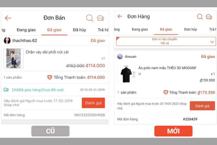 Người bán có thể đánh giá người mua trên Shopee không?
