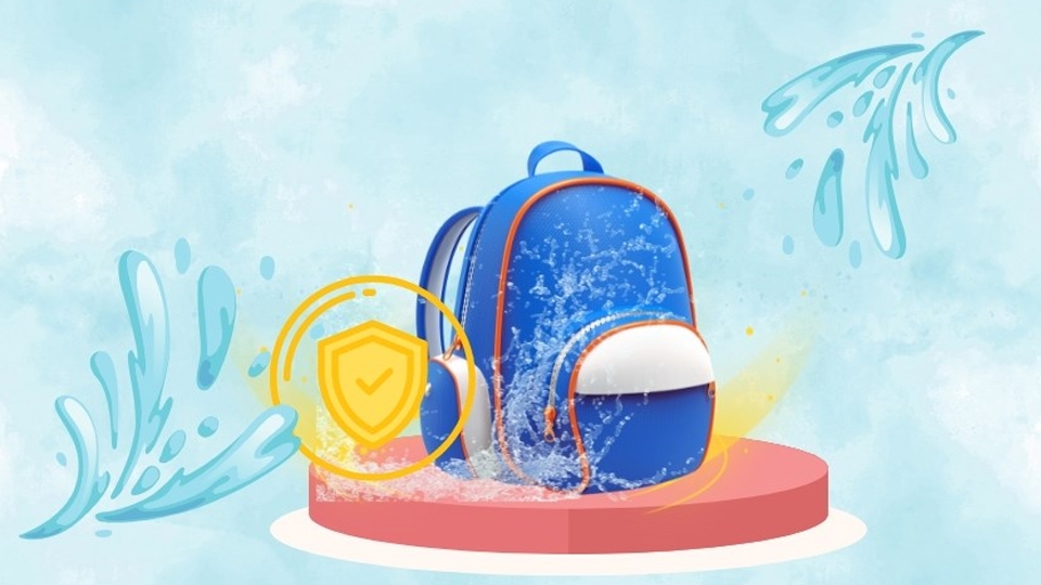 Chọn balo có khả năng thấm nước.