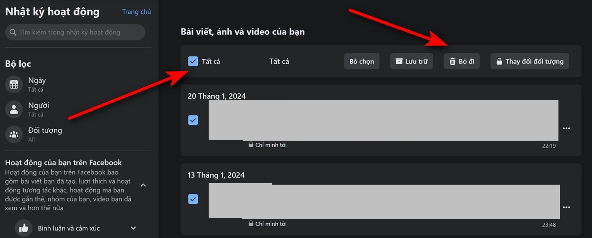 cách xóa tất cả bài đăng trên facebook bằng điện thoại - hình 26