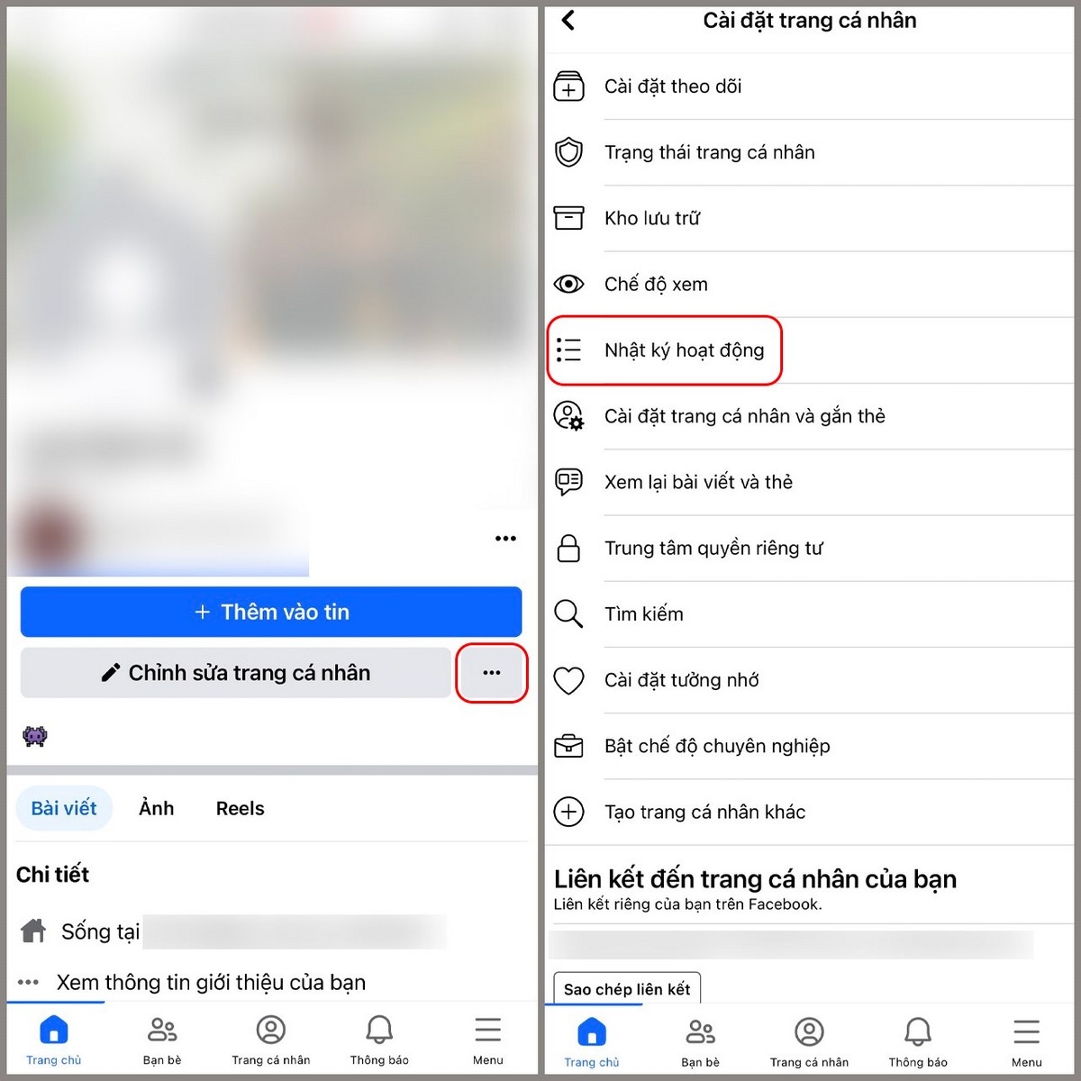 cách xóa tất cả bài đăng trên facebook bằng điện thoại - hình 1