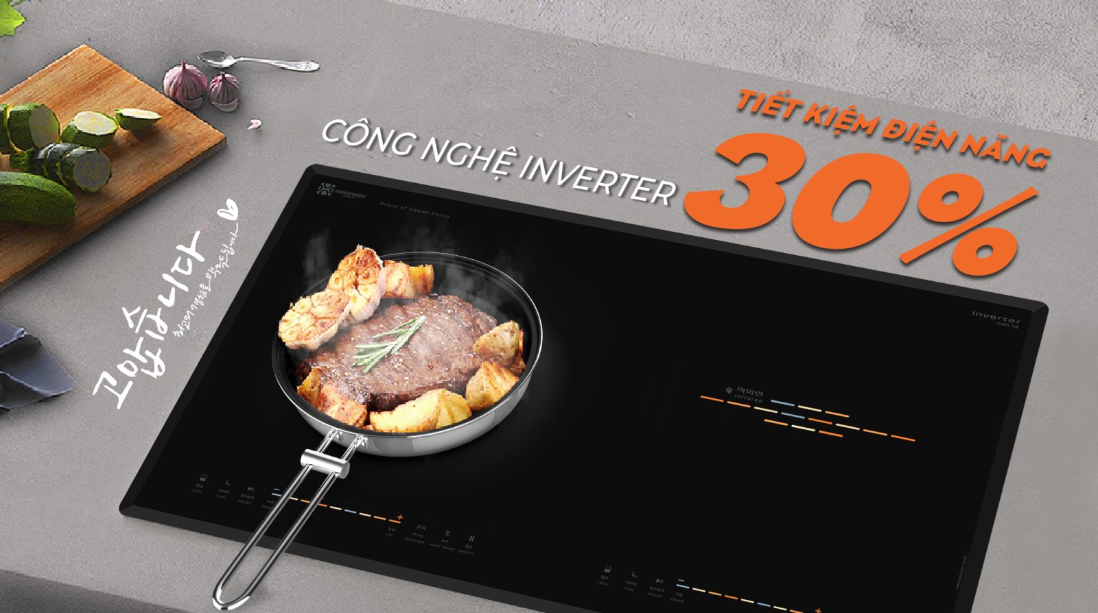 công nghệ bếp từ hawonkoo 6