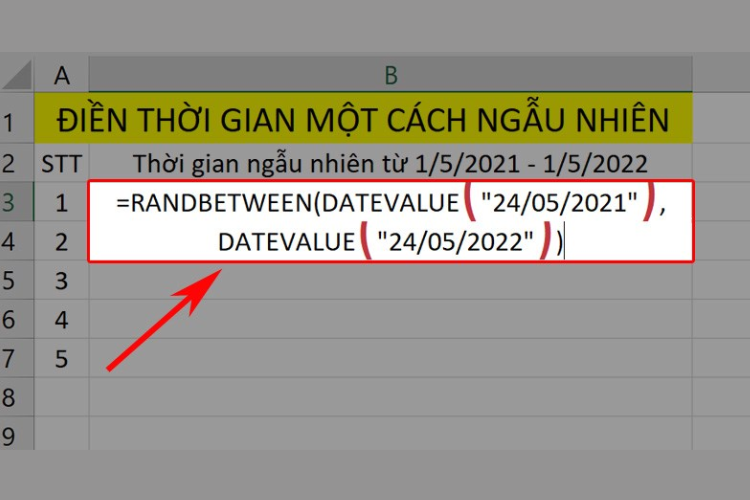 Hướng dẫn cách tạo hàm để tự nhảy ngày tháng trong Excel có thể bạn chưa biết - hình 5