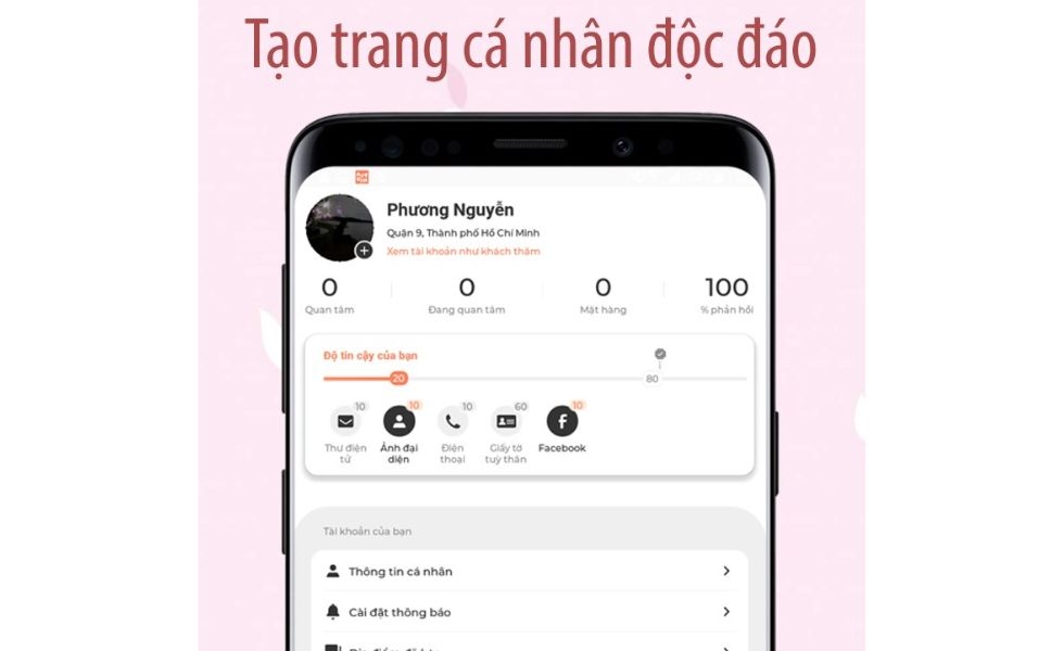tạo trang cá nhân Aladin