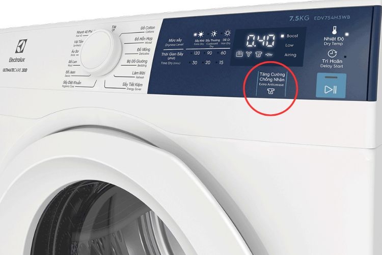 Các chế độ máy sấy Electrolux (ảnh 5)