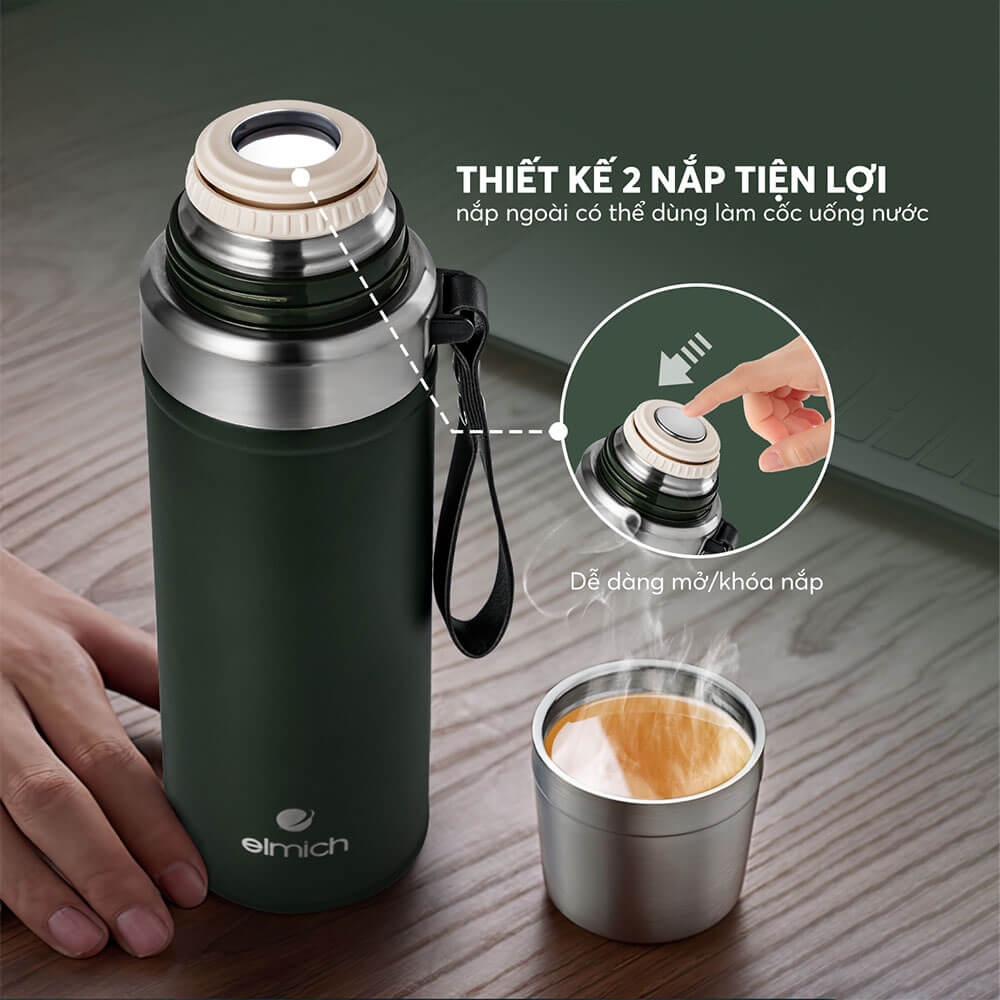 Bình giữ nhiệt Elmich có tốt không? Ưu và nhược điểm bình giữ nhiệt Elmich là gì? 2