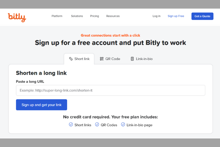 Bitly - Rút gọn link Shopee đơn giản chỉ sau 1 cú click