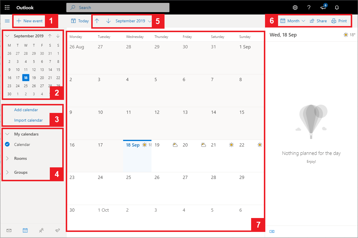 Outlook Web - hình 11