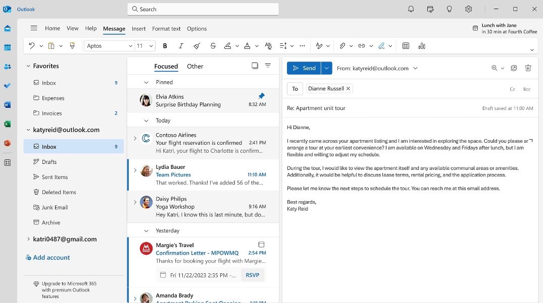 Outlook Web - hình 2