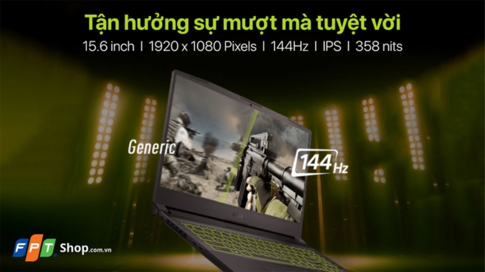 Laptop MSI Gaming Alpha 15 B5EEK-203VN R5 8GB