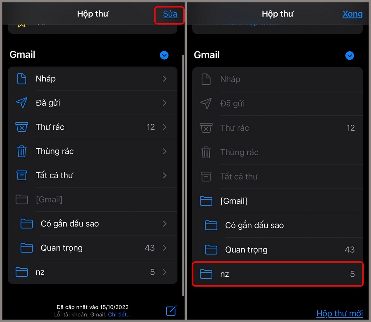 xóa tất cả thư trong gmail trên điện thoại - hình 5