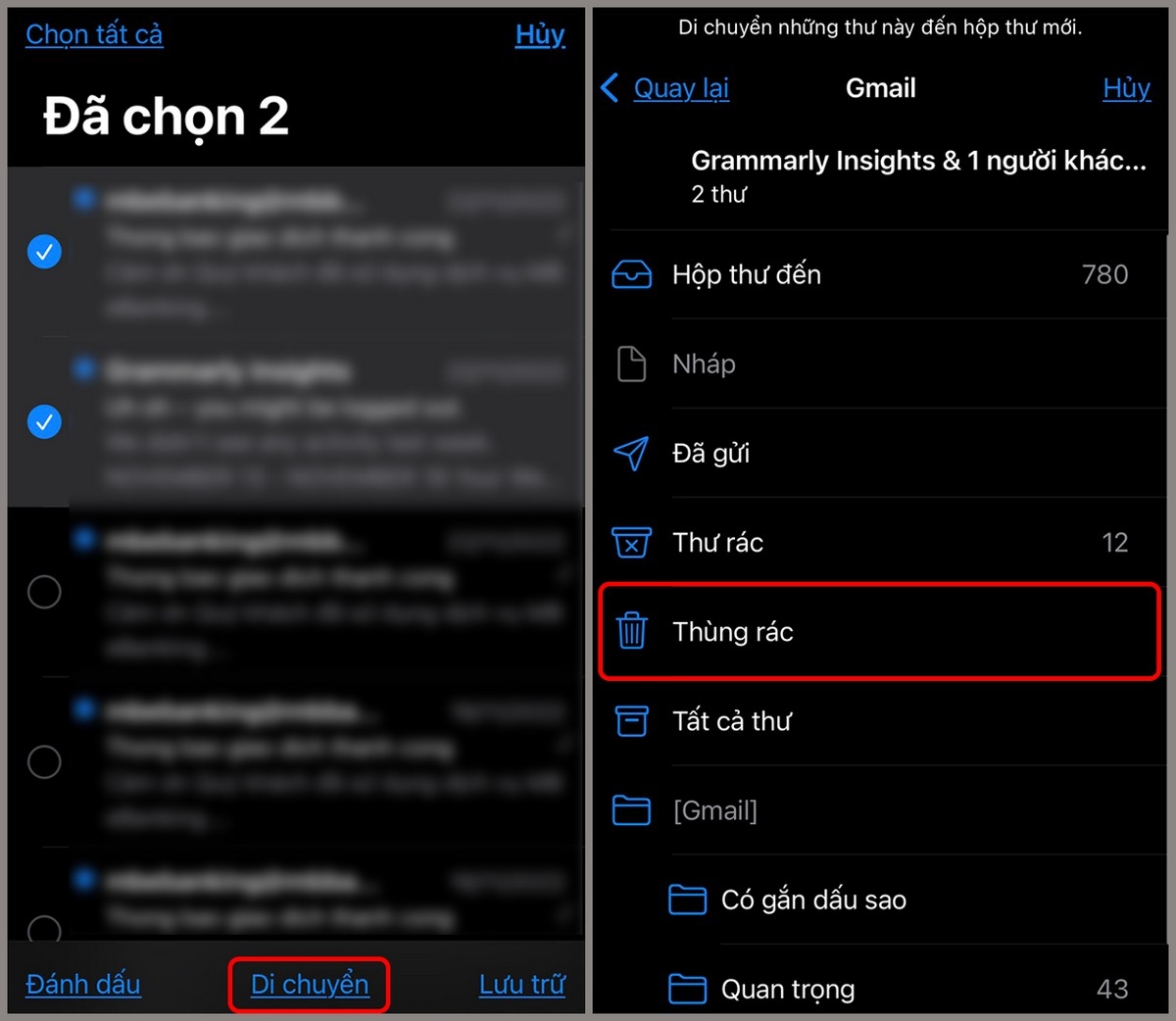 xóa tất cả thư trong gmail trên điện thoại - hình 4
