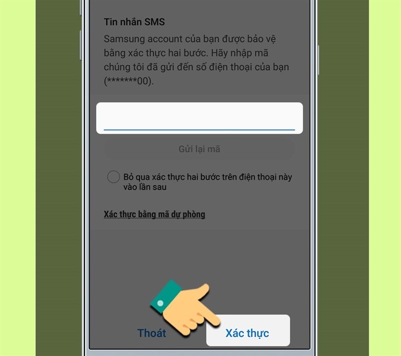 đăng nhập Samsung Account - hình 10